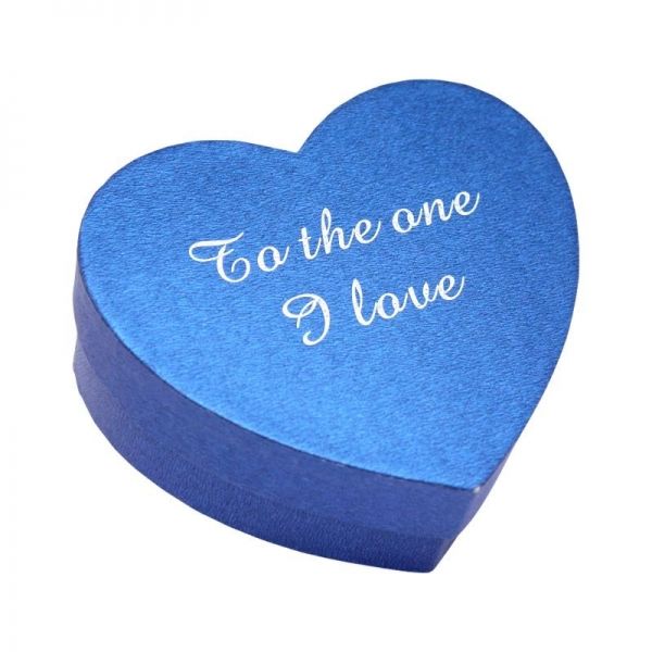 Fancy paper heart shape boxes with customized logo