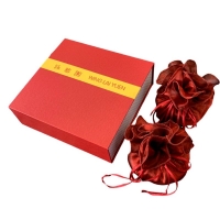Wing Lai Yuen Mooncake box with magnet closure fancy paper and ribbon on top