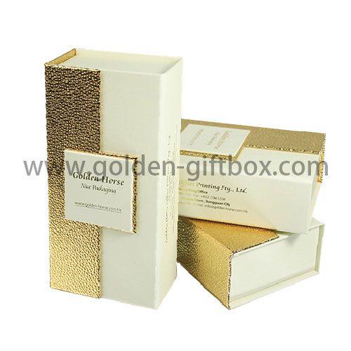 Customized high quality imagnetic closure luxury foldable jewelry packaging box