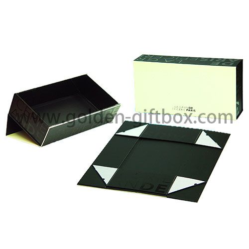 High-end luxury paper jewelry box magnetic closure luxury foldable packaging box
