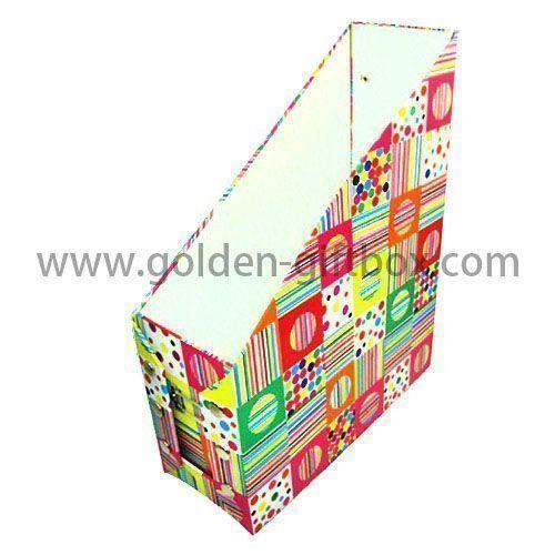 Special Shape Trapezoid Paper Cardboard Stationery Storage Foldable Packaging Box