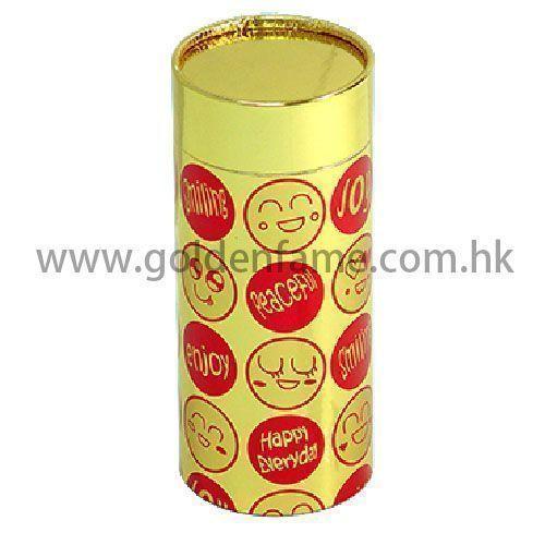 Elegant cylindrical cardboard boxes packing