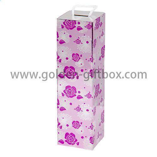Custom champagne packaging box champagne flute gift box