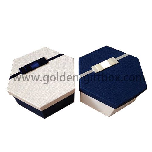 Customized Decorative and Eco Friendly hexagon packaging box