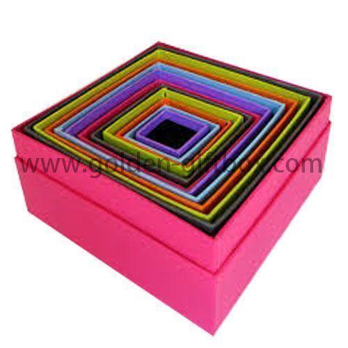 Beautiful Design Customized  Luxury Nested Paper Boxes
