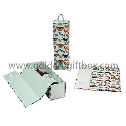 foldable box and PP string handle