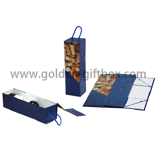 single wine foldable box