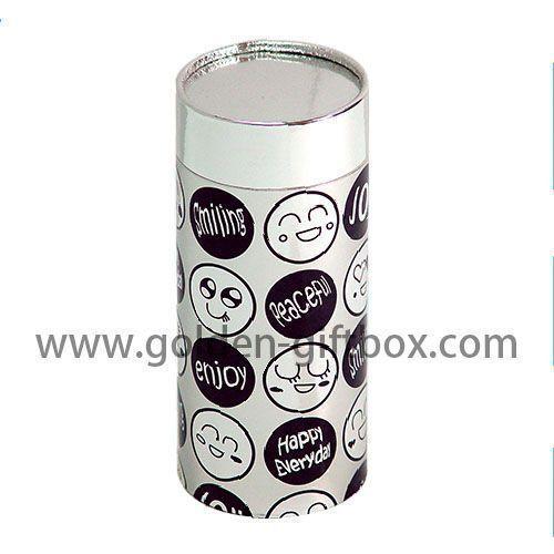 Elegant cylindrical cardboard boxes packing