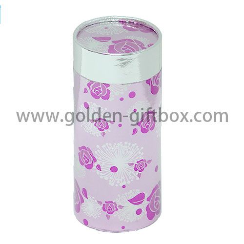 Elegant cylindrical cardboard boxes packing